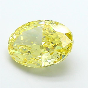 Diamant de laboratoire CVD certifié, jaune intense et vif, taille ovale, pierre précieuse lâche pour les chefs-d'œuvre de joaillerie haut de gamme - Product Image 6
