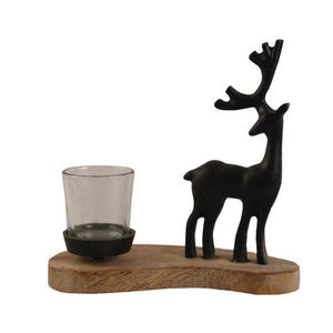 New Arrival Handcrafted Aluminum Christmas <b>Tree</b> 4 T-<b>Light</b> Silver Wooden Base for Home Hotel Decor for Birthdays Diwali Easter - Product Image 2
