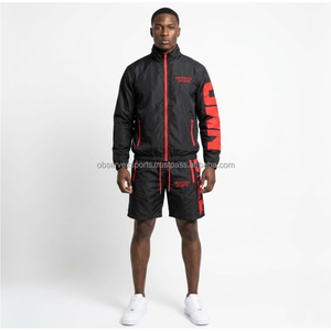 Conjunto Cortavientos Personalizado ODM, Sudadera con Capucha y Cremallera, Chándal de Nylon, Chaqueta Deportiva Vintage, Conjunto Jogger, Ropa Urbana - Product Image 1