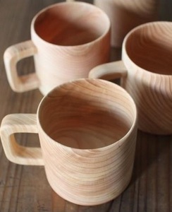 Premium Wooden Coffee Mug Handmade Solid Wood Cup Natural Finish Rustic Design Eco Friendly Drinking Mug for Home - Product Image 4