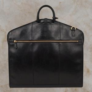 B2B Wholesale Luxury Classic Genuine Leather <b>Suit</b> <b>Carrier</b> Multi-function Heavy Duty Business Travel Garment Bag Zipper Buckle - Product Image 2