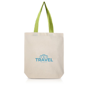 Sac fourre-tout imprimé 100 % coton avec soufflet, sac de courses réutilisable naturel, impression de logo personnalisé, sacs promotionnels en gros, cadeaux OEM - Product Image 3