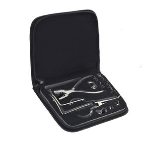 Hosanna Surgical Novedad: Set de perforadores manuales de dique de goma de acero para instrumentos dentales HS-0326-5, Plata, Clase I, Empuñadura moleteada, 5 mandíbulas - Product Image 6