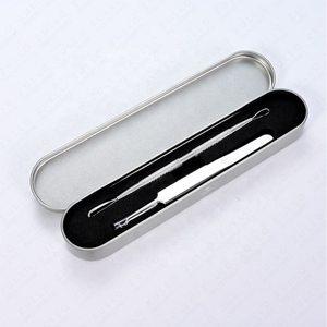 Professional Stainless Steel Acne Extractor Set 3 Pcs Double Ended Blackhead Remover Lancet Needles with Storage Case - Product Image 3