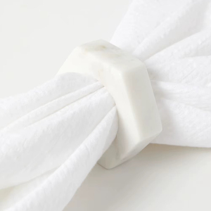 Premium Quality Resin Napkin <b>Ring</b> Design <b>Indian</b> Supplier Acrylic Trans parents Flower White Resin Napkin <b>Ring</b> - Product Image 1