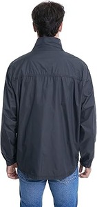 Chaqueta Cortavientos Ligera con Capucha para Hombre, Marca Personalizada, Invierno, Impermeable, Tejido Ecológico, Estilo Formal, Cierre de Cremallera, Reversible - Product Image 4