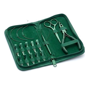 Kit de Herramientas Profesionales para Extensiones de Cabello con Anillos Micro Nano, Alicates y Agujas de Maquillaje, Venta al Por Mayor - Product Image 1