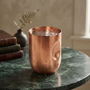 Vaso de Cobre Puro Hecho a Mano, Taza Ayurvédica para Agua, para Hogar, Cocina, Hotel, Restaurante, Venta al Por Mayor, OEM - Product Image 2