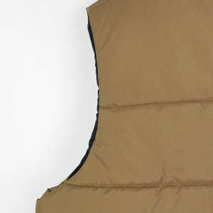 Chaleco acolchado 100% poliéster sin mangas para clima frío, nuevo modelo de moda, color marrón claro, relleno de algodón, para hombre. - Product Image 5