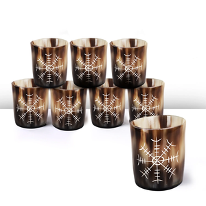 Exclusive Handmade Natural Horn Glass Mug Premium Viking <b>Beer</b> Tankard for Home Bar and Restaurant Decoration - Product Image 3
