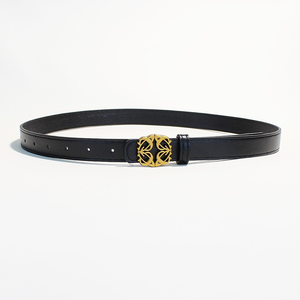 Ceinture en cuir de luxe vintage pour femme avec boucle carrée symétrique en alliage, réglable, pour robe, manteau, chaîne de taille, ceinture de mode pour jean - Product Image 3