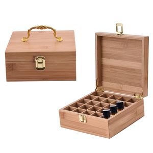 Handcrafted Wooden Storage <b>Box</b> with Compartments Multipurpose Organizer Case with Lid Metal Latch Rustic <b>Brown</b> Wooden Storage - Product Image 5