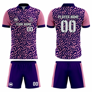 Premium Quality Custom Team Name Football Uniform <b>Soccer</b> Jersey Half OEM Supplier Breathable Moisture Wicking Teamwear Factory - Product Image 1