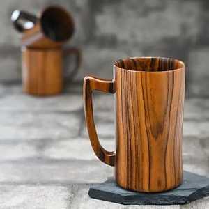 Taza de Café Cónica de Madera, Taza de Té de Madera Maciza, Ecológica, para Oficina, Vajilla, Venta al por Mayor - Product Image 4