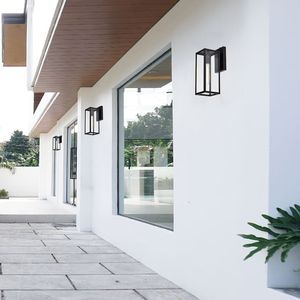 Set di 2 Lampade da Parete per Esterni con Sensore Crepuscolare, Eleganti Soluzioni di Illuminazione per Giardini e Ingressi - Product Image 5