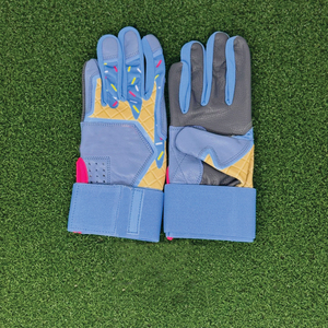 Wholesale Customized <b>Baseball</b> Softball Batting <b>Gloves</b> Anti-Slip Premium Quality Breathable Polyester/Cotton Right Hand Training - Product Image 2