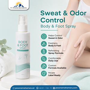 Spray Corporal y para Pies de Marca Privada Personalizada, Bruma con Fragancia Fresca para el Cuidado Diario Personal y la Rutina de Cuidado de los Pies - Product Image 2