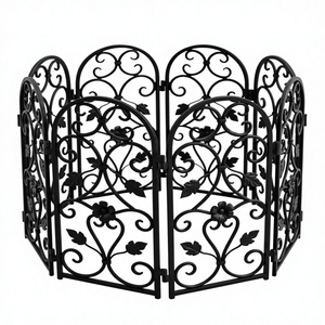 Valla de hierro forjado galvanizada con recubrimiento en polvo, ecológica, duradera, ornamental, estilo europeo para el hogar y el jardín. - Product Image 2
