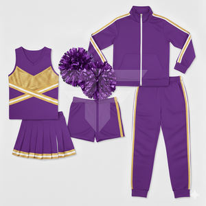 Uniformes de cheerleading pas chers avec strass scintillants en gros, uniformes d'entraînement verts pour cheerleaders, uniformes de cheerleading pour adultes pour le basketball - Product Image 4