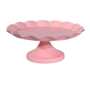 Soporte de Pastel de Aluminio de Tres Niveles, para Fiestas de Cumpleaños, Galvanizado, Precio Accesible, Hecho a Mano - Product Image 2