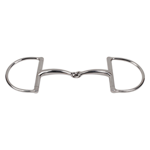Bocado de acero inoxidable con anillo en D para caballo, control mejorado, comodidad, duradero, herramienta de entrenamiento equino, equipo ecuestre - Product Image 5