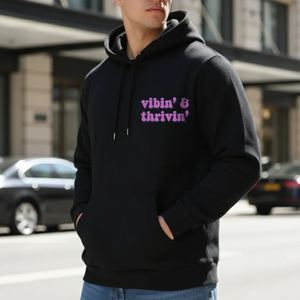 Sudadera con Capucha Personalizada de Otoño e Invierno para Hombre y Mujer, Algodón de Alta Calidad, Talla Grande, Sin Cordón, Estampado Personalizado - Product Image 1