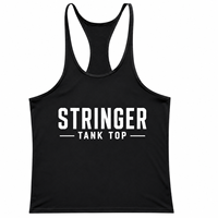 Débardeur Stringer 100% Coton Lavé Personnalisé pour Gym, Fitness, Musculation, Entraînement, Séchage Rapide
