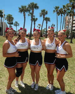 Adult Women's <b>Cheerleading</b> Team Dance Costumes Printed Crop Top and Skirt Sets School Uniforms & Cheer Uniforms - Product Image 5