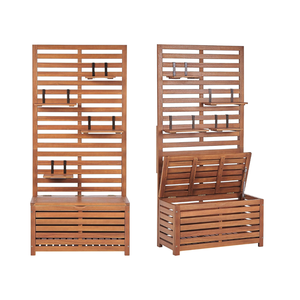 Soporte para Plantas de Madera de Acacia FSC, Ecológico, Impermeable, para Interiores/Exteriores, con Orificios de Drenaje, Diseño Duradero, Decoración del Hogar, Origen Vietnam - Product Image 1