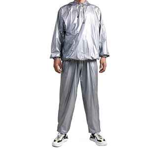 Traje de Sauna de Fibra de Poliéster Personalizable al por Mayor, Traje de Fitness para Pérdida de Peso, Unisex, para Gimnasio, Uso Doméstico, con Cierre - Product Image 1