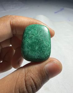 Jade natural verde Paradise Cabochon, colgante de cristal suelto de diseño, gema para la fabricación de joyería curativa - Product Image 4