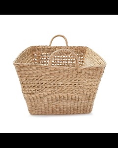 ตะกร้าสานจากหญ้าทะเลทรงสี่เหลี่ยม ฐานเอียง ตะกร้าเก็บของทำมือ ขายส่ง เป็นมิตรกับสิ่งแวดล้อม ผลิตในเวียดนาม - Product Image 4