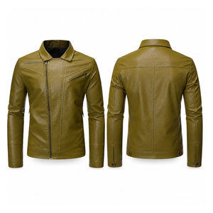 Nouvelle Veste d'Hiver Tendance 2026 – Veste en Cuir Homme de Haute Qualité, Col Rabattu, Meilleure Vente - Product Image 1