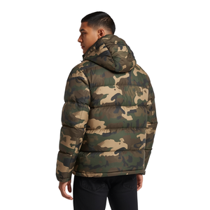 Veste d'hiver matelassée à capuche pour homme, imprimé camouflage - Product Image 4