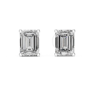 Popular 925 Sterling Silver /Gold /Rose Plated <b>Emerald</b> Cut Moissanite Geometric Shape Simple Design Womens Day Gift Fine Jewelry - Product Image 3