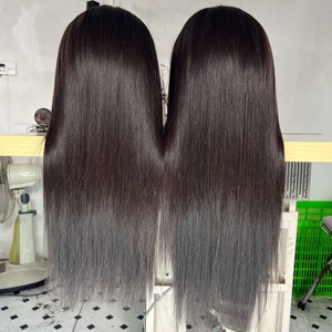 CDYHAIRVN Perruque Lisse Extrême avec Fermeture HD Lace 5x5 2x6 Sans Colle 100% Cheveux Humains Vietnamiens Ligne de Cheveux Naturelle - Product Image 1