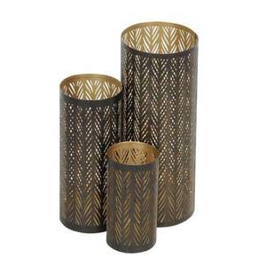 Portavelas decorativo de metal diseñado para crear un ambiente tranquilo, perfecto para celebraciones, salas de oración y hogares. - Product Image 5