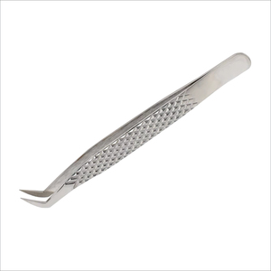 Pinzas Profesionales Duraderas para Pestañas de Acero Inoxidable, Diseño Personalizable OEM, Clip con Punta Dentada Blanca Impresa, Precisión - Product Image 6