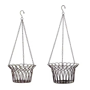 Gold Finished Premium Metal <b>WIre</b> Garden Planter With Stand For Luxury Home Interior Artistic Plant Presentation Idea - Product Image 4