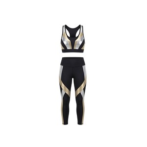 New Arrival Women's Yoga Sets Mid Waist Reversible Breathable Lightweight 2-Piece Leggings Bra High Quality Seamless Trending - Product Image 1