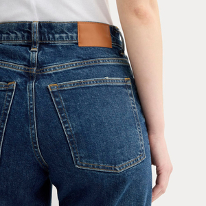 Jean en denim ultra-doux et respirant pour femme, brodé, tissu de qualité supérieure, séchage rapide, couleur unie, décontracté, tendance, coupe évasée, taille haute - Product Image 4