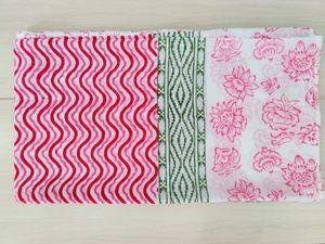 Lightweight Block Printed Wholesale Pareos for Women Beach Wear Lightweight Cotton <b>Sarongs</b> Long Scarfs 100% Cotton <b>Sarong</b> - Product Image 3