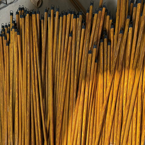 Manche de balai en bois de haute qualité, surface lisse, extrémité filetée durable, longueur personnalisée, respectueux de l'environnement - Product Image 5