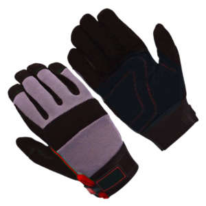 ถุงมือช่างยาง TPR แบบหนาพิเศษ ยี่ห้อ Amara เสริมหนังสังเคราะห์ บุ Nomex ข้อมือยางยืด ได้รับมาตรฐานความปลอดภัย CE - Product Image 2