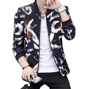 Último diseñador elegante impreso personalizado bordado PU cuero bombardero chaqueta hombres cuero Varsity chaqueta elegante Softshell chaquetas - Product Image 1