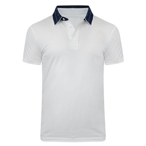 Coton biologique pour hommes pour polos Bamboo Summer Short Sleeve Eco-Friendly Blank Design Knitted Fabric 2025 - Product Image 5