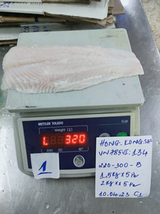 Filete de Pangasius Blanco Congelado Seleccionado, Congelado Individualmente Rápido, 10-12cm, Bajo en Carbohidratos, Sin Aditivos, Alimento VH, IQF, a Granel, en Agua - Product Image 2