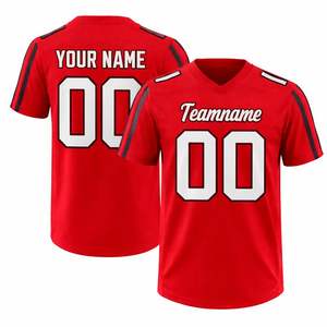 Camiseta de Fútbol Americano Personalizada para Hombre 2026, Talla Grande, Impresión por Transferencia de Calor, Manga Corta, 100% Poliéster, Secado Rápido - Product Image 3