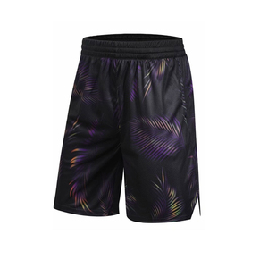 Factory Direct Sale <b>Men</b> Sublimation <b>Shorts</b> Plus Size Workout <b>Elastic</b> <b>Waist</b> Solid Casual Quick Dry Sublimation <b>Shorts</b> - Product Image 2
