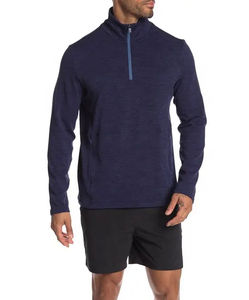 <b>Men</b> Half <b>Zip</b> Pullover <b>Fleece</b> Sweatshirts Multi Color Oversized Stand Collar <b>Quarter</b> Zipper Sweatshirts for Sale in Bulk OEM - Product Image 6